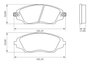 Imagen de PASTILLAS DE FRENO CHEVROLET SONIC 1.6/AVEO/SPARK